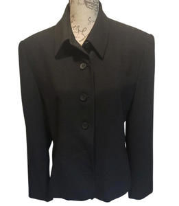 Jones New York Women's Black 6 Button Front Blazer  Size 14 Retail-$129.50